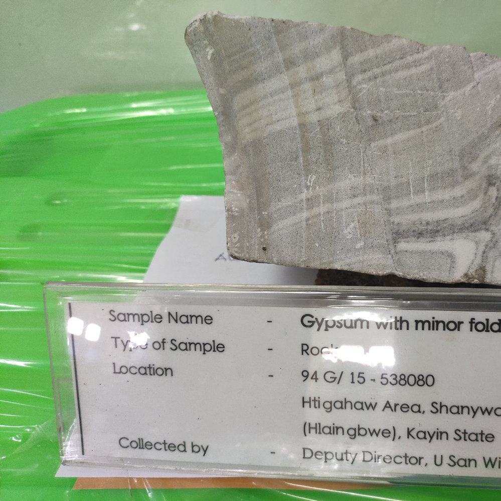 Gypsum with Minor fold and fault_MM-Rock-07.jpg